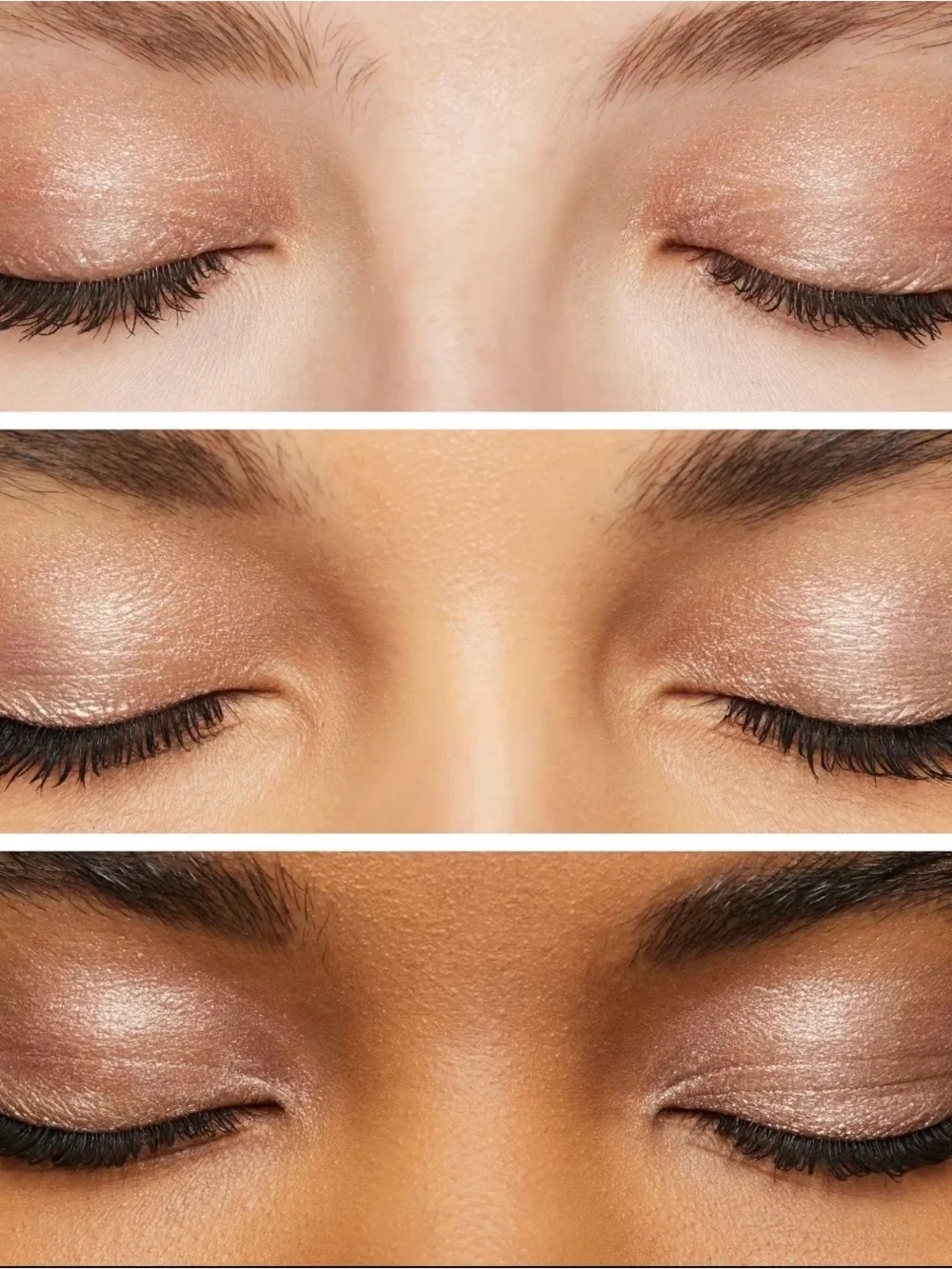L'Oreal Le Shadow Stick Trio — Black, Bronze, Champagne-Gold